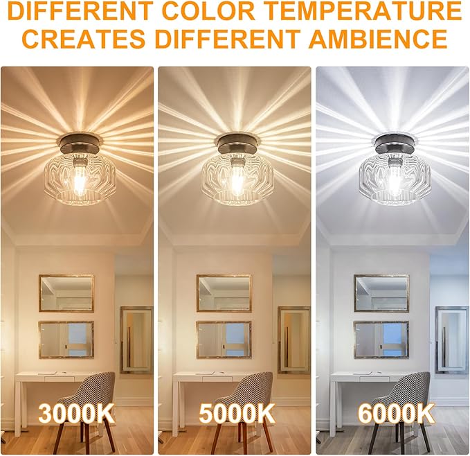 Semi Flush Mount Ceiling Light - Image 7