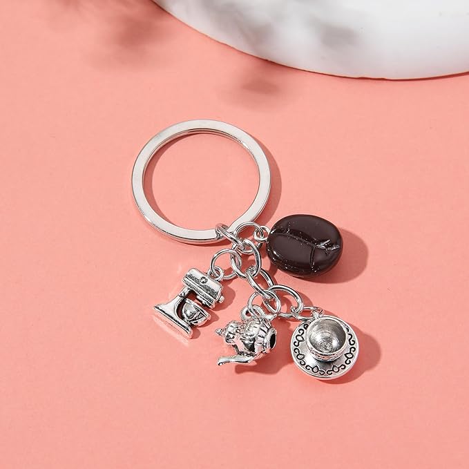 PHAETON 20PCS Coffee Bean Keychain - Image 5