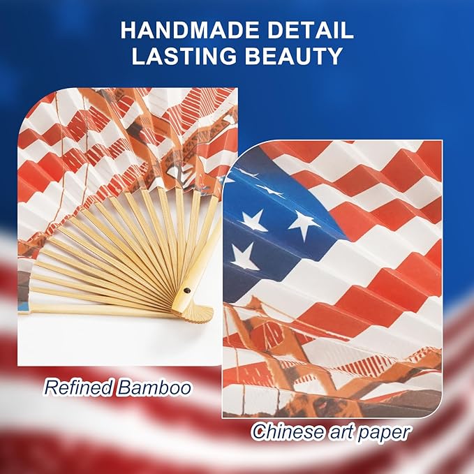 Folding Paper Hand Fan – Golden Gate Bridge Art Folding Fan, Decorative - Image 8