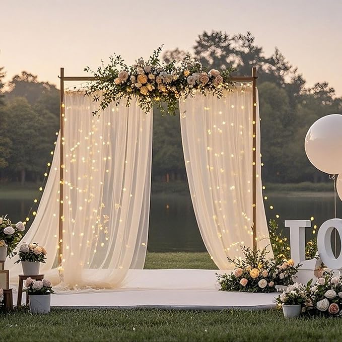 10×10ft Tulle Backdrop Curtains - Image 7