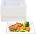ECOLipak 150 Piecs Compostable Square Plates, 6 inch Eco-friendly Heavy Duty by ECOLipak