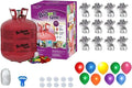 Helium Tank for Balloons At Home 14.9 Cu Ft Helium Tank, 50 Balloons and White by BLUERIBBON