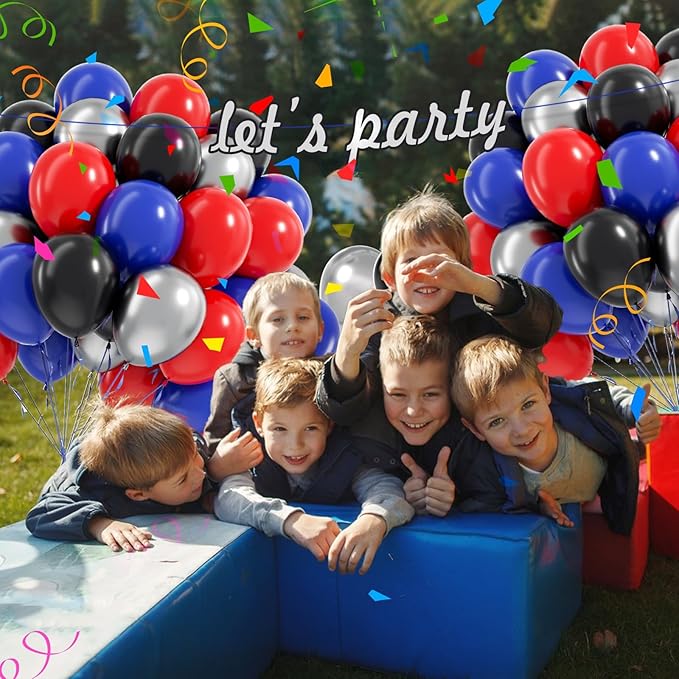 60pcs Spider Theme Balloons - Image 4