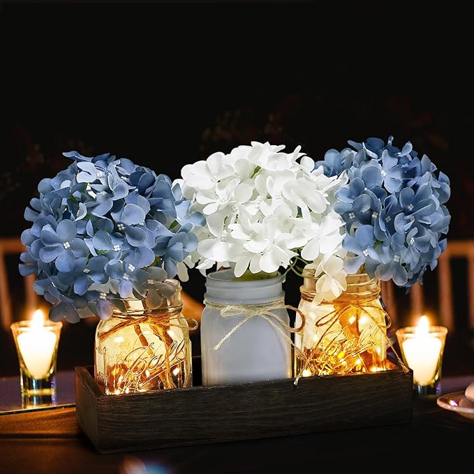 Mason Jar Lights Centerpiece Table Decor - Image 6