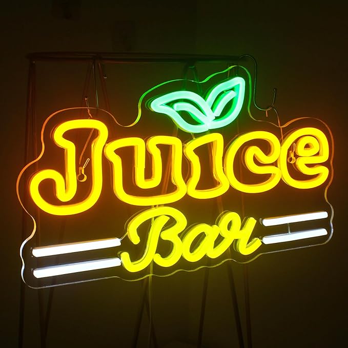 LooKLight Juice Bar Neon Sign, Bar Signs, Neon Sign - Image 2