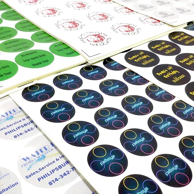 100-500 Custom Stickers Personalized Labels, Customized - Image 2