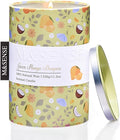 M&SENSE Green Mango Daiquiri Scented Candle, Medium Jar Candle 11.3oz Natural by MSENSE