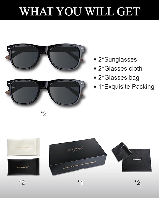 Bride and Groom Polarized Sunglasses - Image 6