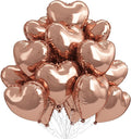 Rose Gold Heart Balloons by Sowide