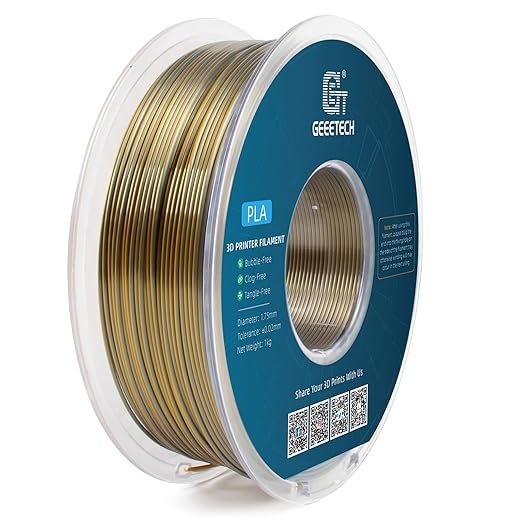 Geeetech Silk PLA Filament 1.75mm Silk Dual Color Filament, Coextrusion - Image 6