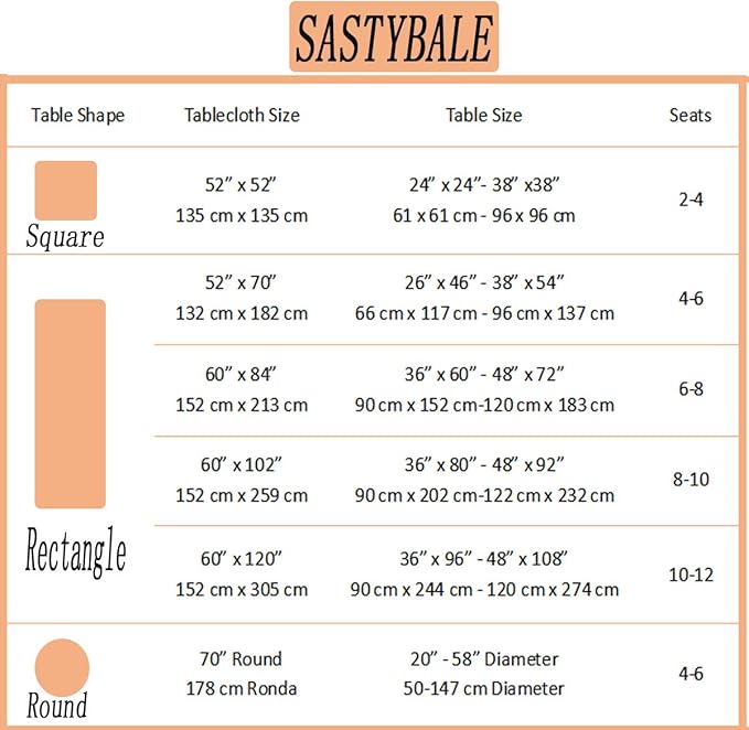SASTYBALE Rectangle Tablecloth - Image 6
