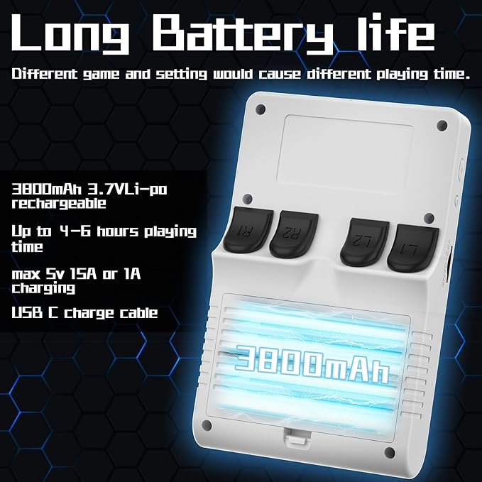 FVBADE R40S PRO Handheld Game Console 3.5 inch IPS Screen Mini Retro Console - Image 5