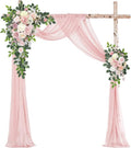 Wedding Arch Flowers Kit, Artificial Flower Arch Decor by Odouzy