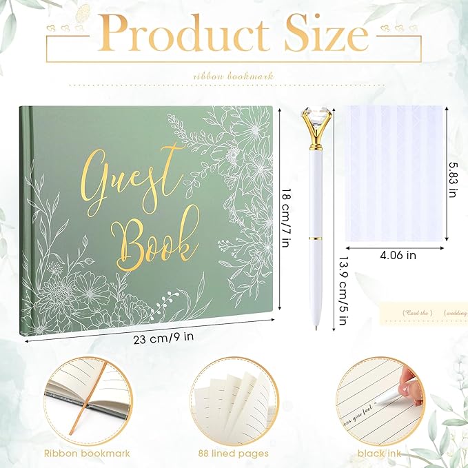 Wedding Guest Book Personalized Photo Guestbook to Sign at Reception Wedding - Image 2