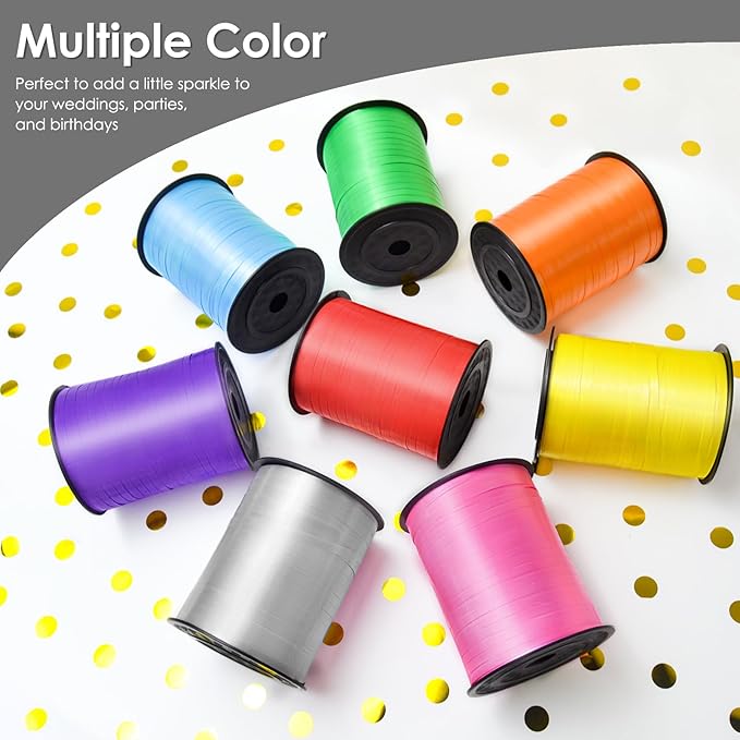 White Curling Ribbon, Balloon String 500 Yard - Image 5