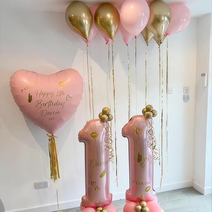 Light Pink 12th Birthday Balloon - Image 4