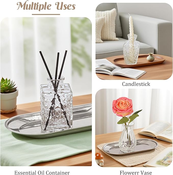 24Pcs Glass Bud Vase Set, Small Flower Vase - Image 4