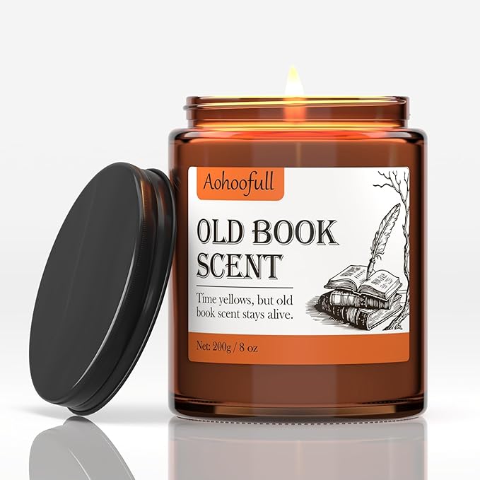 Scented Candles Gifts for Book Lovers, Soy Wax Candles, Inspired Gift Ideas for by Unknown