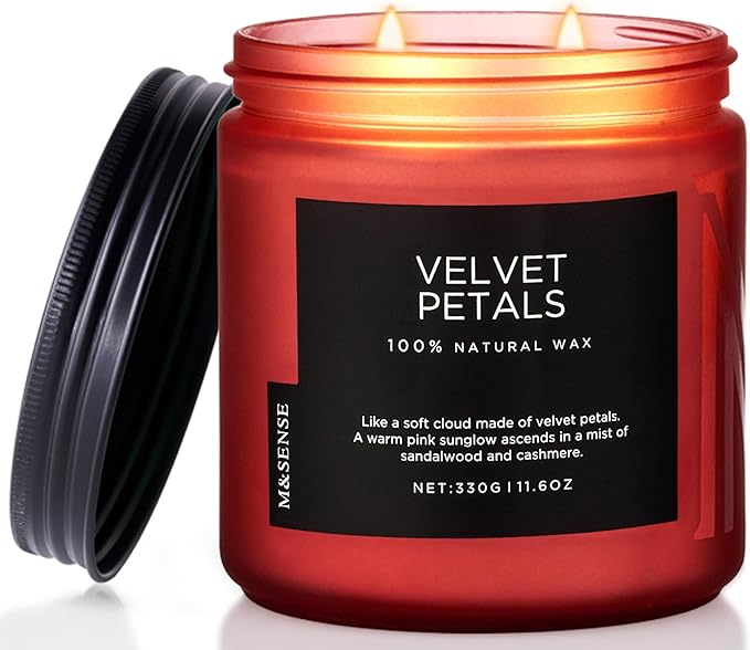 M&SENSE Velvet Petals Soy Candles by MSENSE