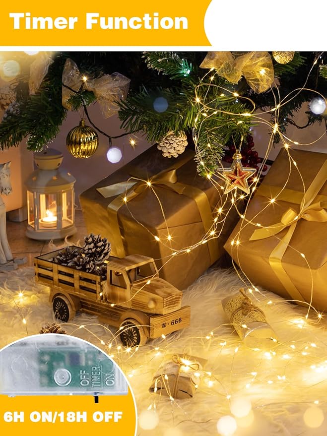 6 Pack Fairy Lights Battery Operated - Image 6