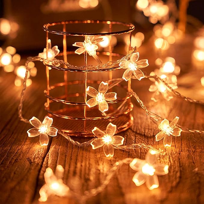 Decorative Flower String Lights by KeretubyLEDDecorationLights