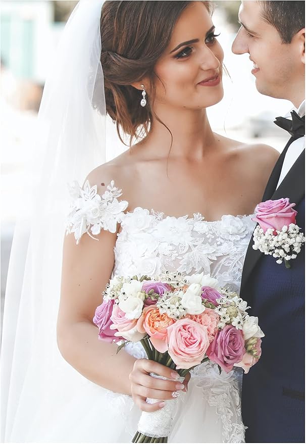 BEAUTELICATE Wedding Bridal Veil - Image 2