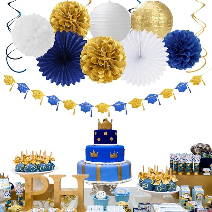 2025 Blue Class-Congratulations Prom Graduation Party-Decorations - Image 5