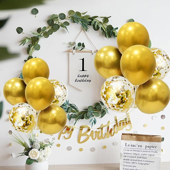 Gold Party Decorations Balloon Stand Centerpiece Table Decorations - Image 3