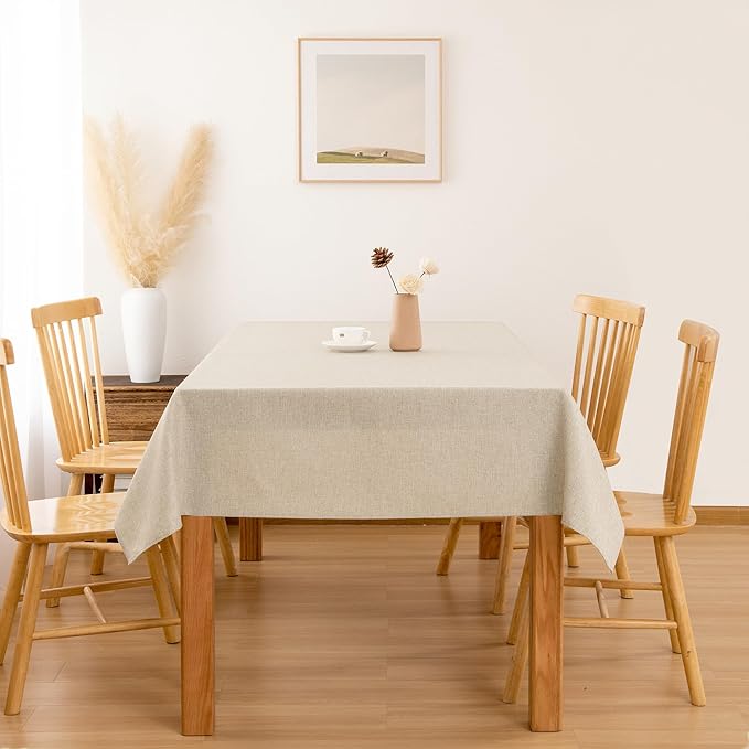 Hiasan Faux Linen Rectangle Tablecloth - Image 7