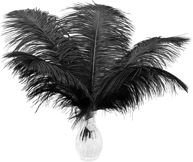 Ballinger Black Ostrich Feathers Bulk by Ballinger