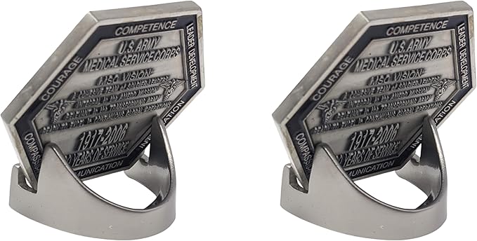 Military Challenge Coin Display Stand by Unknown