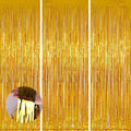 Keyali 3 Pack 3.3 * 8.3 ft Foil Curtain Metallic Tinsel Fringe Curtains Photo by Unknown