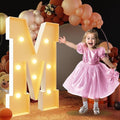 imprsv 3FT Block Marquee Letters, Light Up Letters by Letsmakeitimpressive
