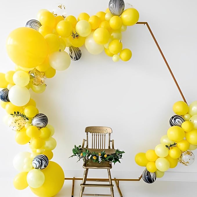 90pack Yellow Balloons Different Size 18/12/10/5 Inch Yellow Balloon Garland - Image 3