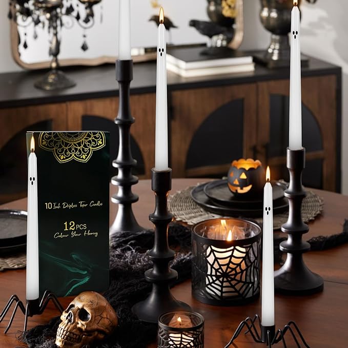 12 Pack Halloween Taper Candles - Image 6