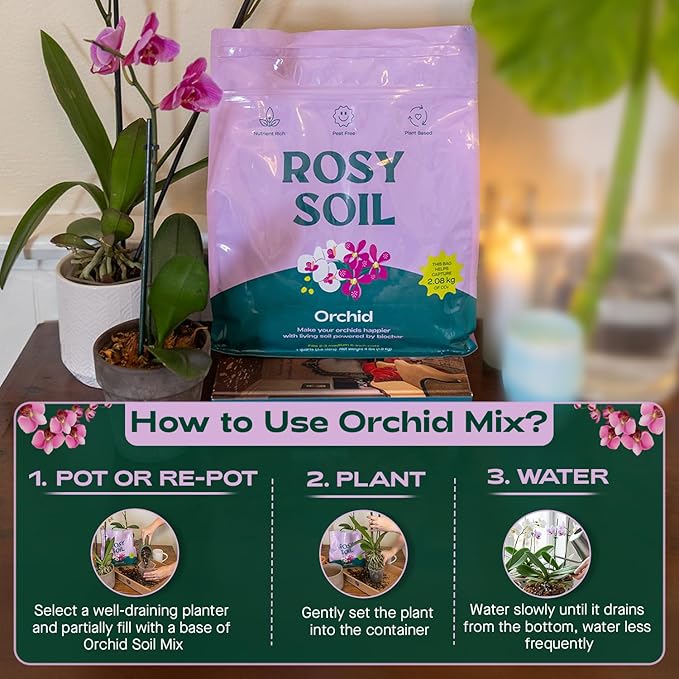 Rosy Soil Orchid Soil Potting Mix - Image 5