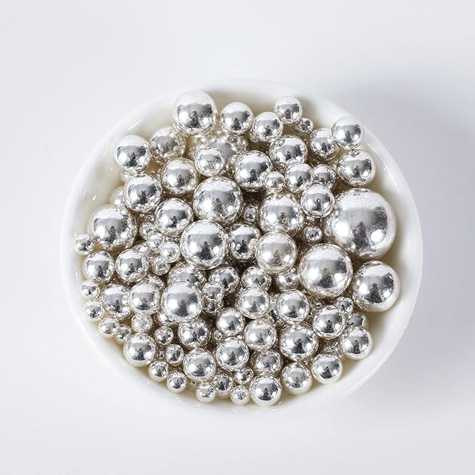 Kasvan Silver Pearl Sugar Sprinkles - Image 5