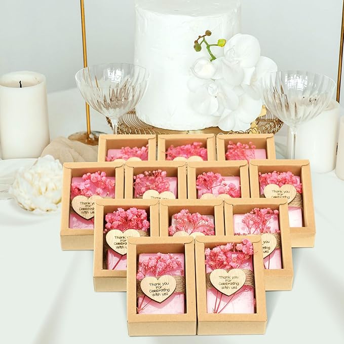 Demissle 30 Pcs Mini Scented Soap Wedding Party Favors Gifts Baby Shower Bridal - Image 5