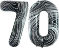 GOER Number 70 Balloons for 70th Birthday Party Decorations, 42 Inch Jumbo Foil by GOER