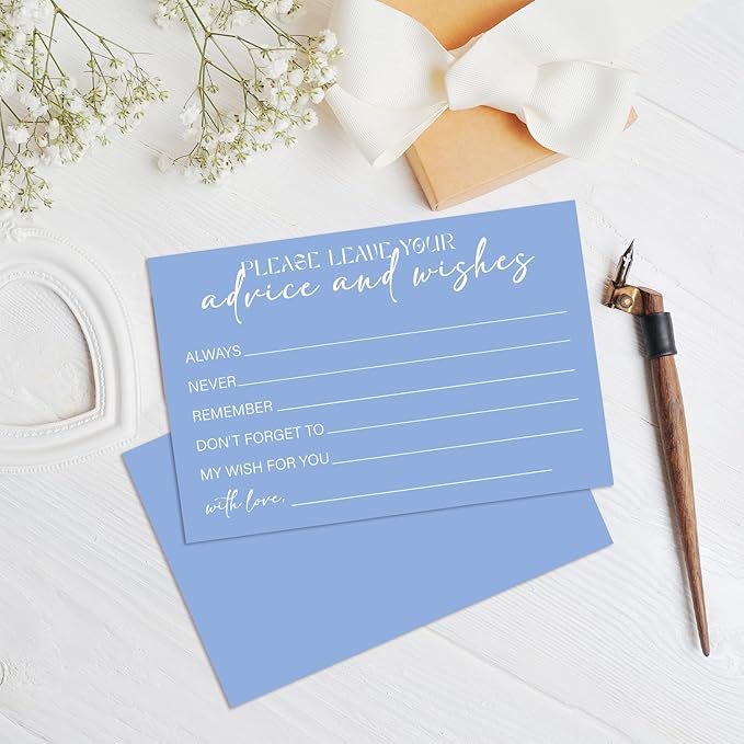 Advice and Wishes For the Mr and Mrs, Well Wishes for Wedding, Baby Shower - Image 3