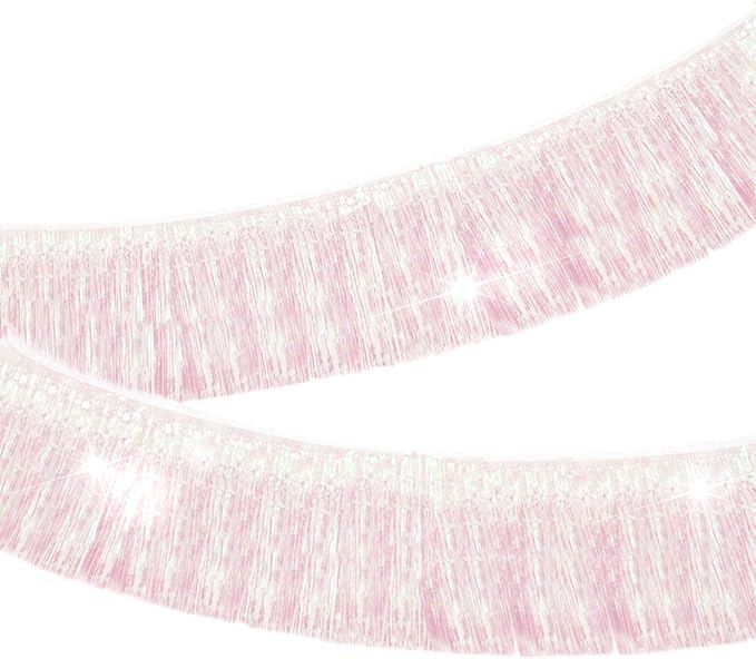 CC Wonderland Iridescent White Fringe Banner - 5 Ft.Pack of 2 by CC+Wonderland