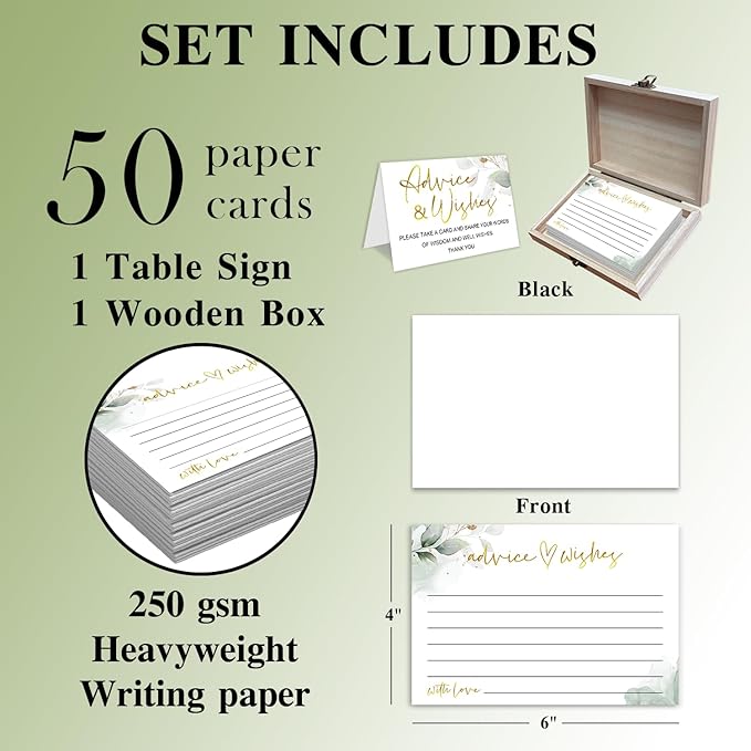 Watercolor Advice and Wishes Cards - Image 2
