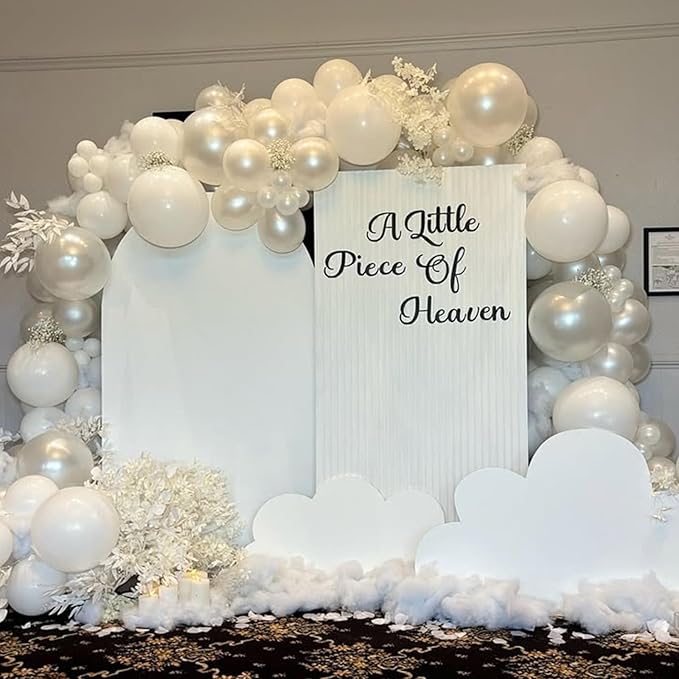 Pearl White Balloons - Image 7