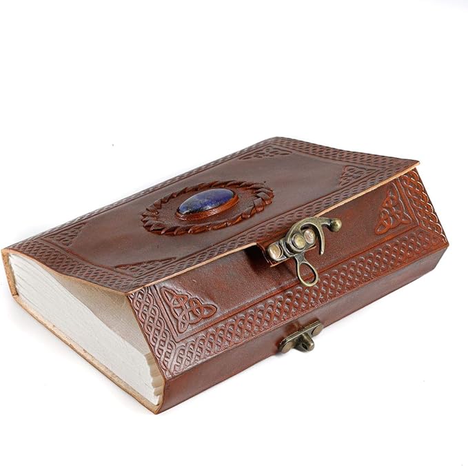 Vintage Leather Journal Handmade Buffalo Non-Refillable Deckle Edge Paper – - Image 5