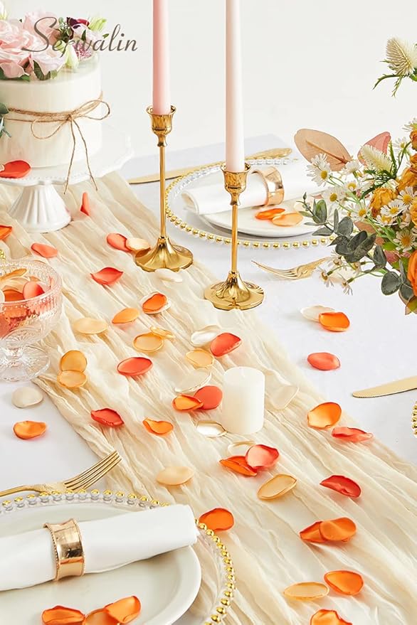 Serwalin 300Pcs Silk Rose Petals Flower Petals - Image 4