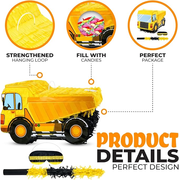 Small Dump Truck Pinata Bundle - Image 3