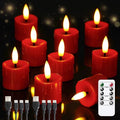 Rechargeable Flameless 1.6" x2.5" Tea Light Candles by Yeelida