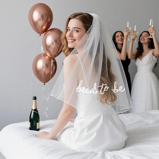 Prometheism Bride to Be Veil Hair Accessories - Image 3