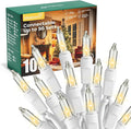 Minetom LED Clear White Christmas String Lights, Christmas Decorations Indoor by Minetom