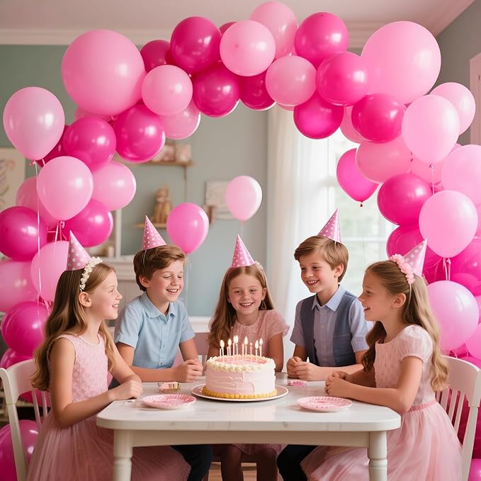KAWKALSH Hot Pink Balloon 12 Inch - Image 4